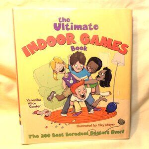 *** Ultimate INDOOR GAMES Book *** with Illustration by Clay Mayer